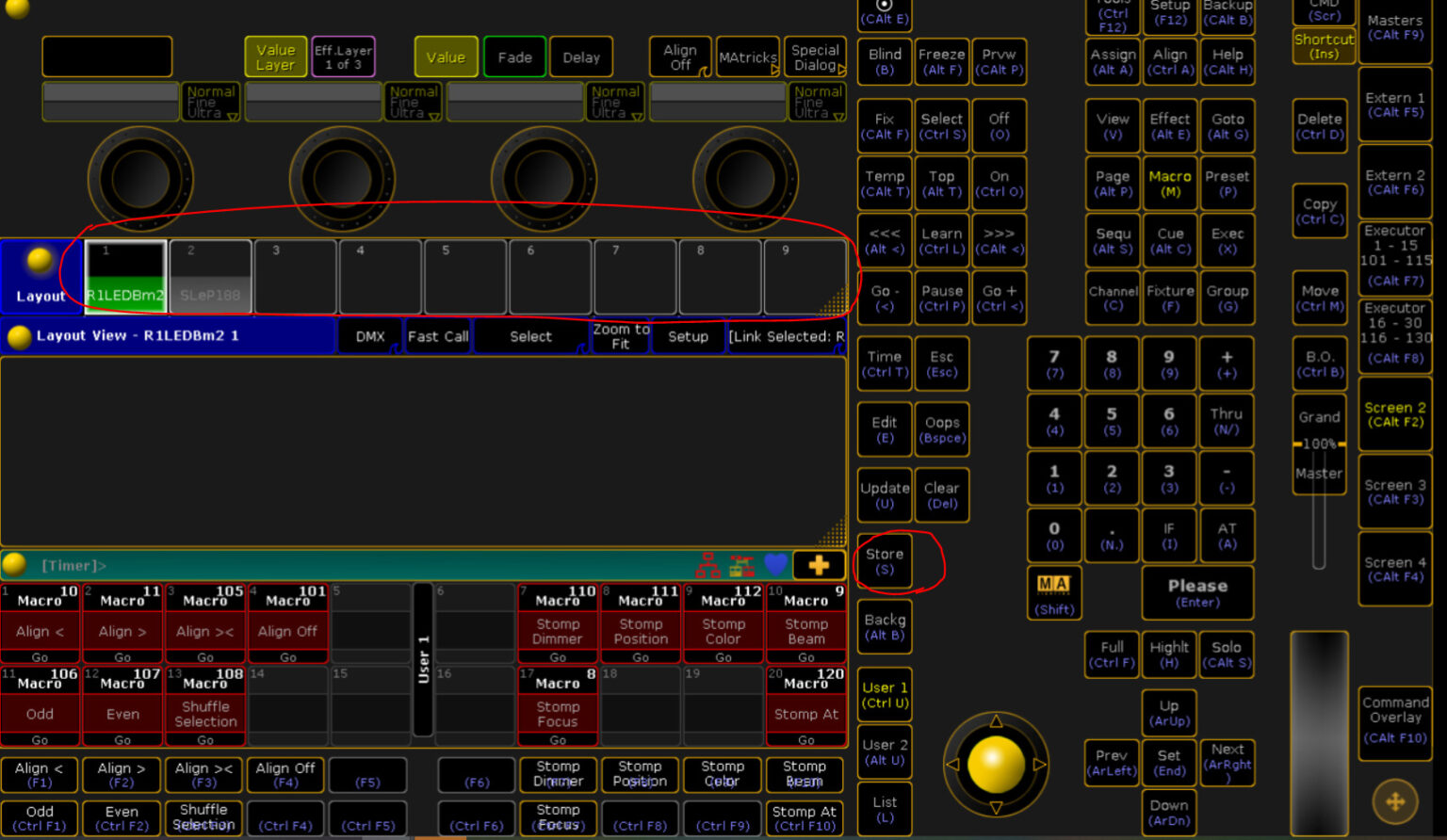 GrandMA2のMA2onPCマニュアルStage View/Layout View編 Jammy.inc/MA2マニュアル